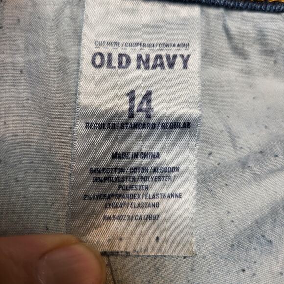 Old Navy Jeans Womens 14 Regular Blue The Sweetheart Dark Wash Stretch Denim - Picture 4 of 10